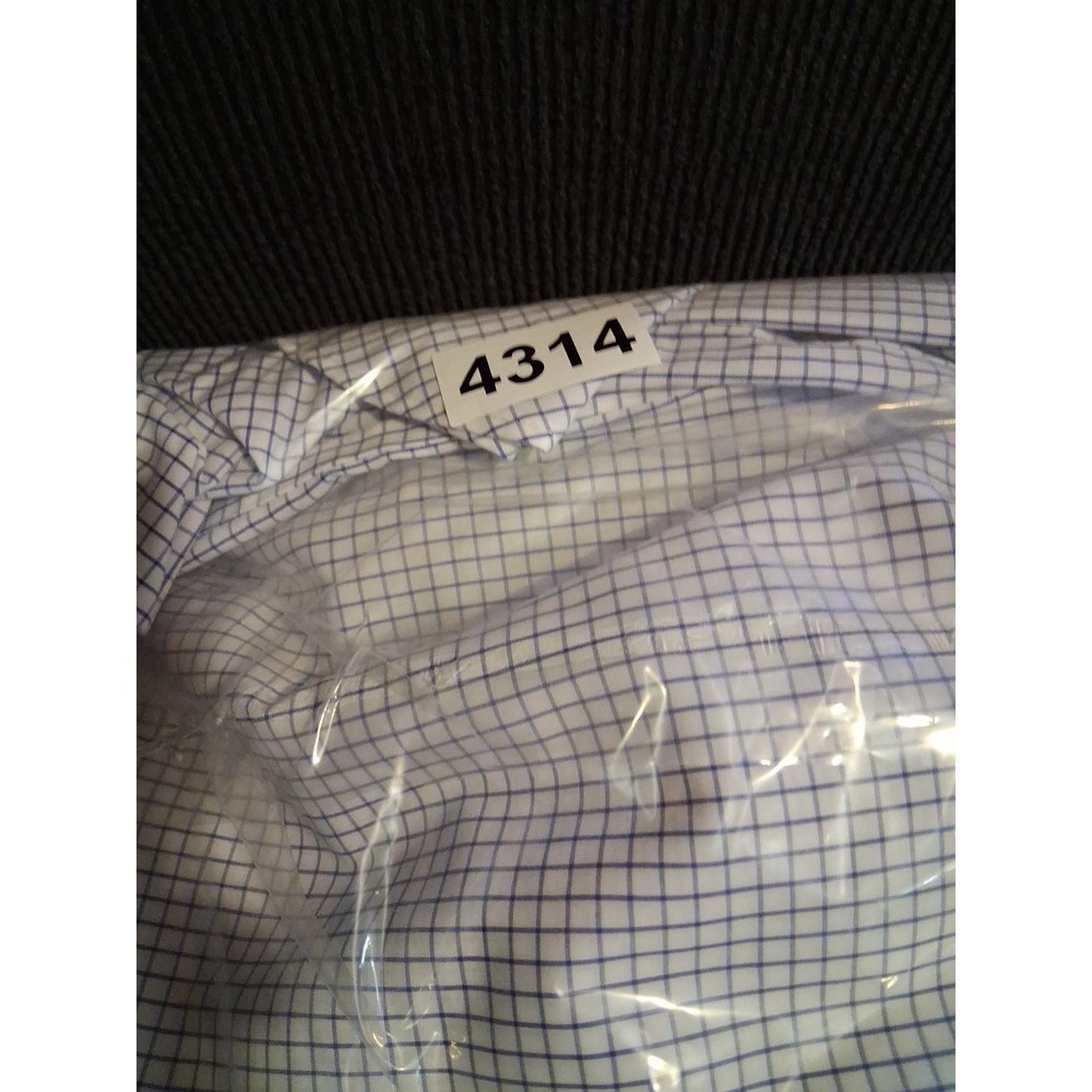 Polo‎ Ralph Lauren Classic Fit Shirt Mens Size 19 36/37 Easy Care Blue Stripe - Picture 6 of 6